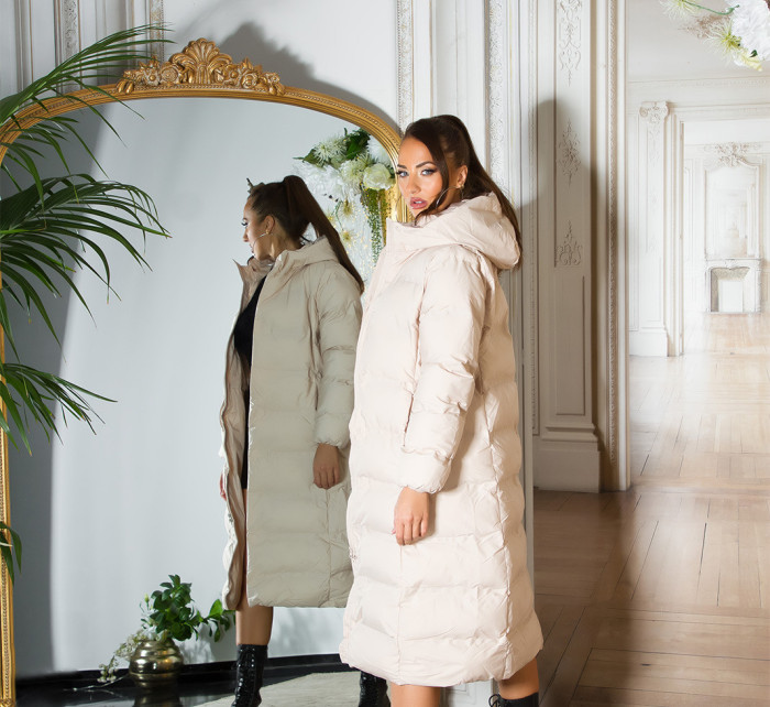 Trendy zimní bunda XL s kapucí