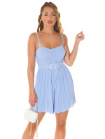Sexy Koucla Bandeau Plissee Overall with belt